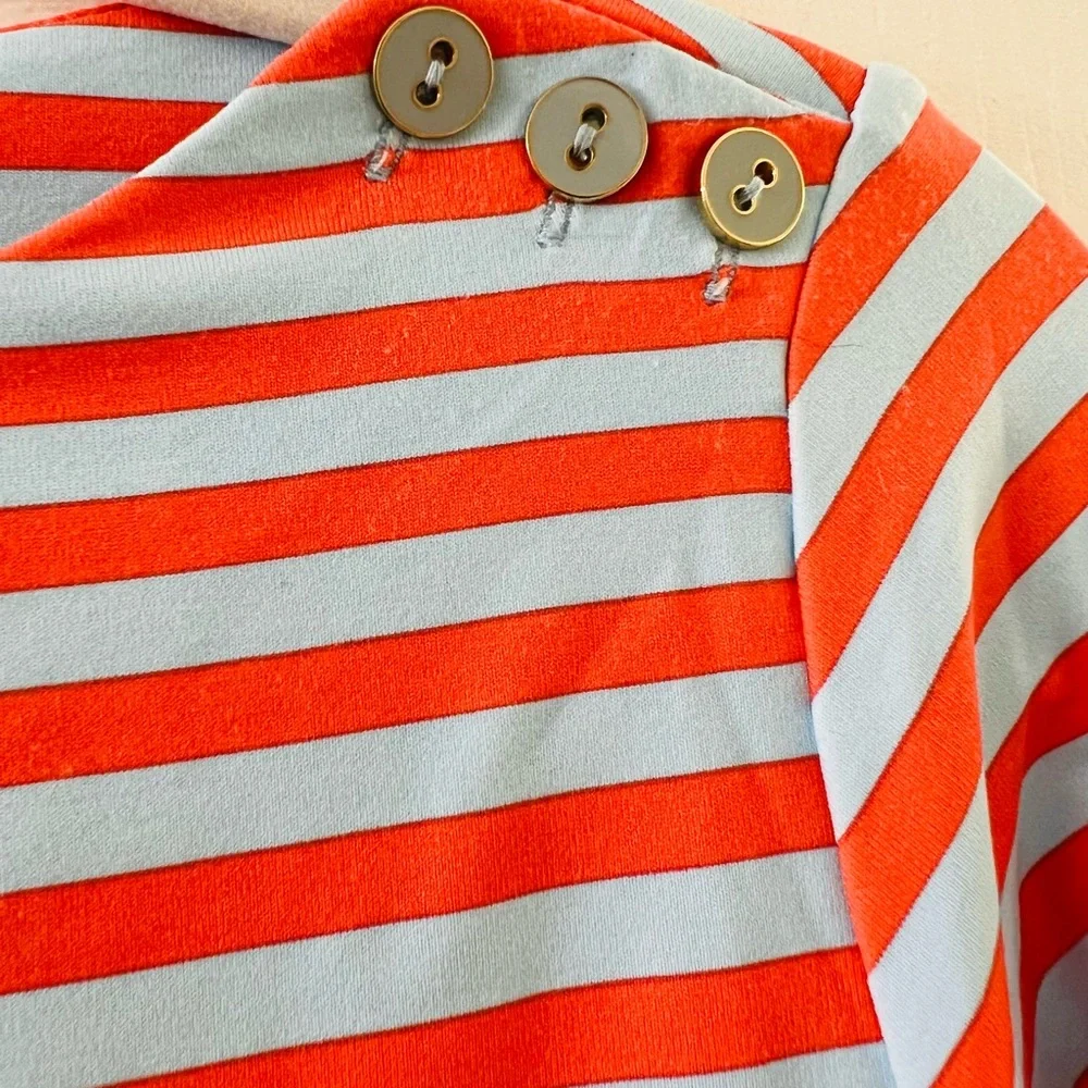 ***SOLD*** J. McLaughlin Catalina Cloth 3/4 Sleeve S Top - Picture 6 of 7